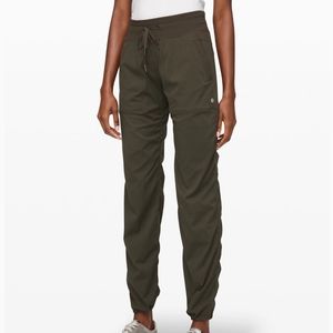 Lululemon green studio pants unlined size 6